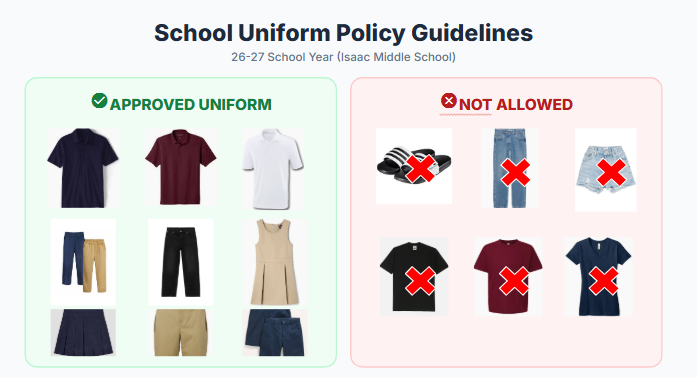 Uniform Policy 26-27