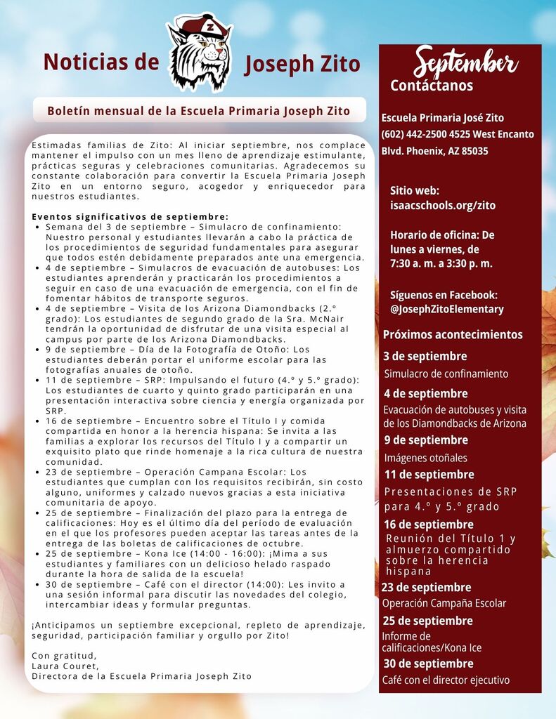 Espanol September 2026