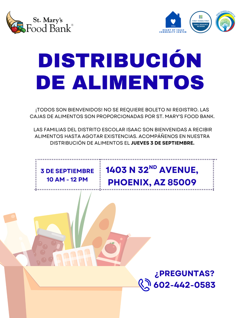 Folleto para la distribuciĂłn comunitaria de alimentos