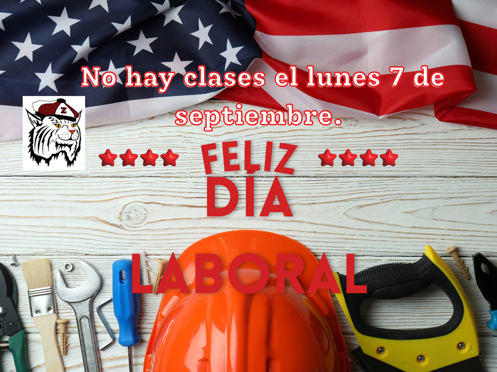 No School Monday Sept 7th Labor Day 