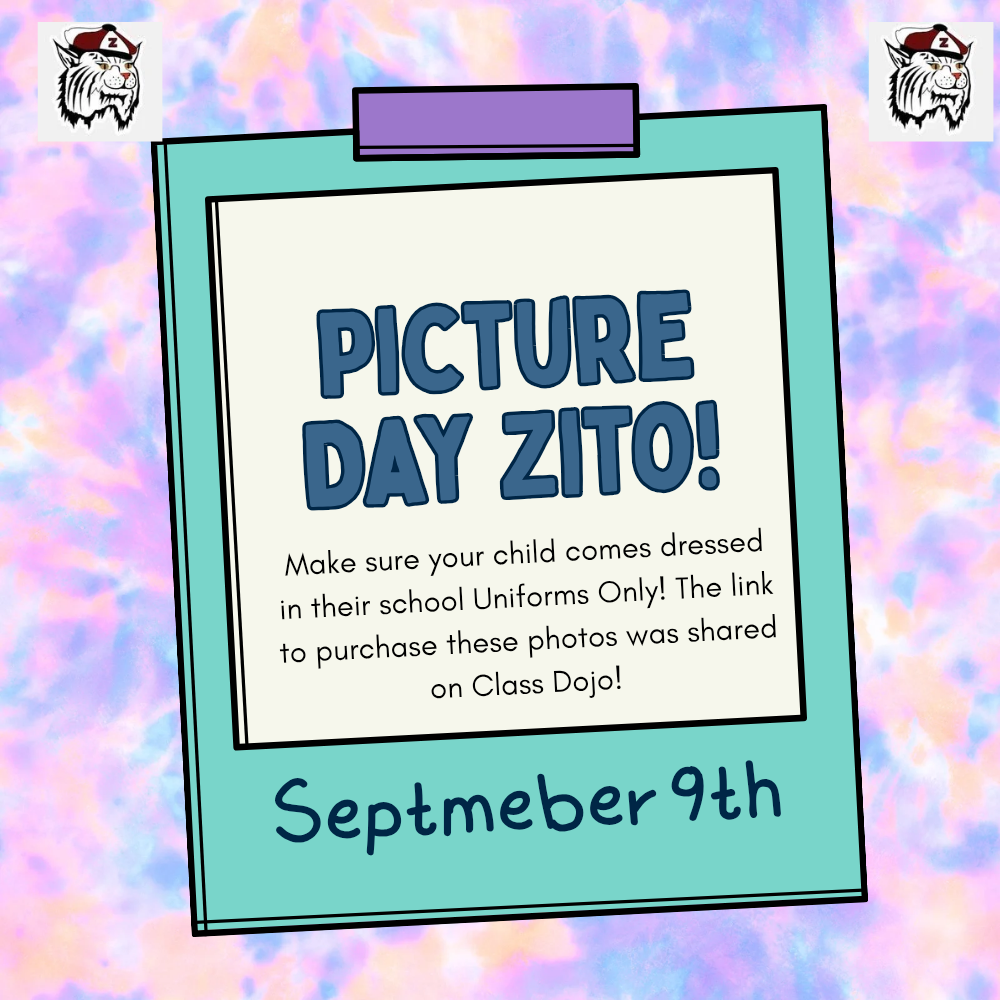 Picture day reminder.  uniforms only!