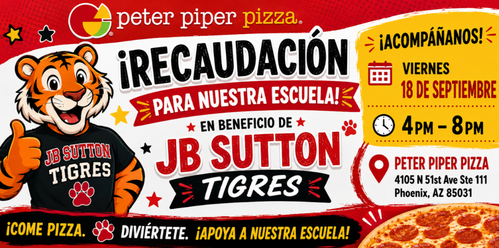 Pizza Fundraiser Spanish 