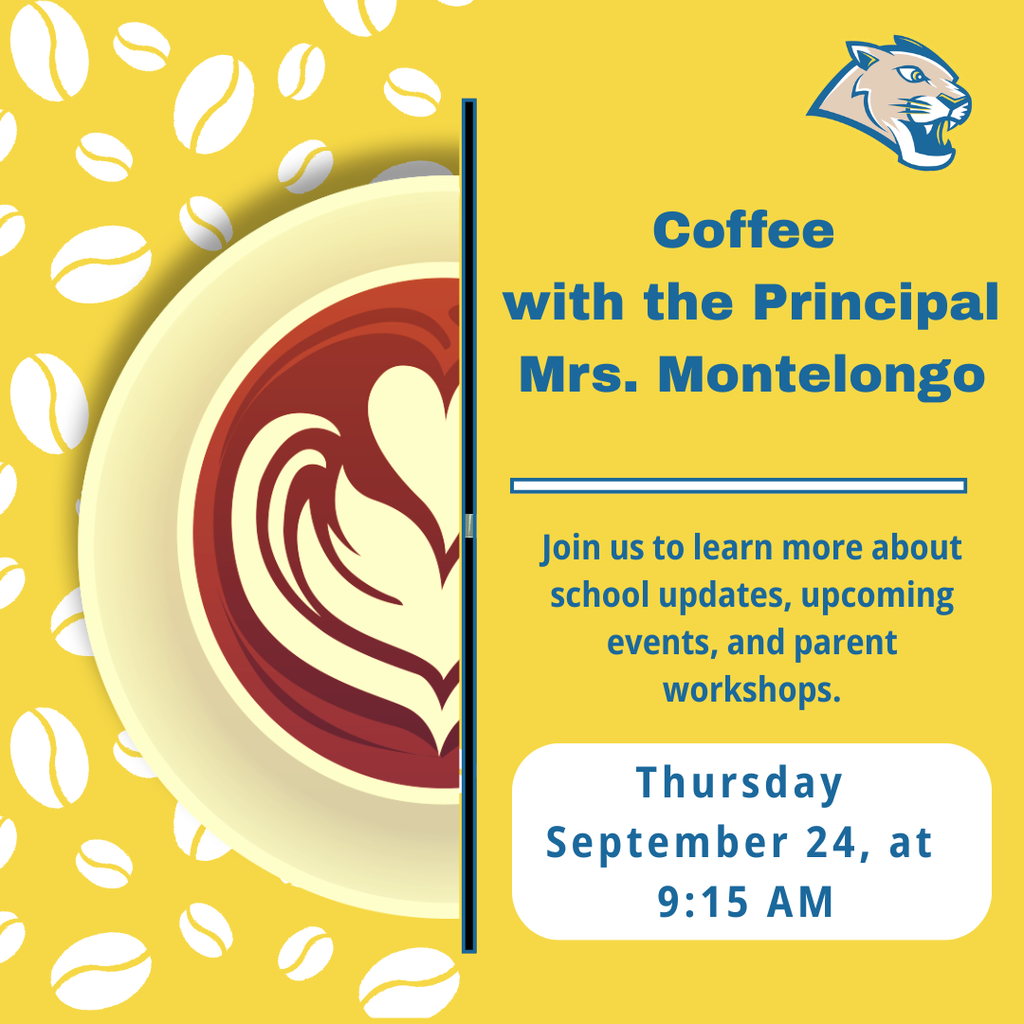 ☕ ¡Buenos días, familias de IMS! Les recordamos que hoy a las 9:15 a. m. tendremos nuestro Café con la Directora en la escuela. Será un gusto escucharlos y compartir un momento juntos. ¡Los esperamos!