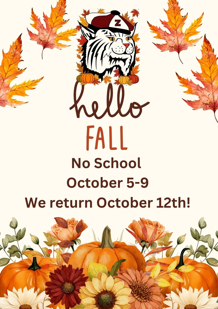 No School October 5 - 9