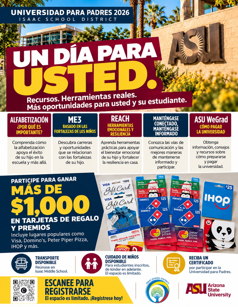 Parent university ASU (spanish translation)