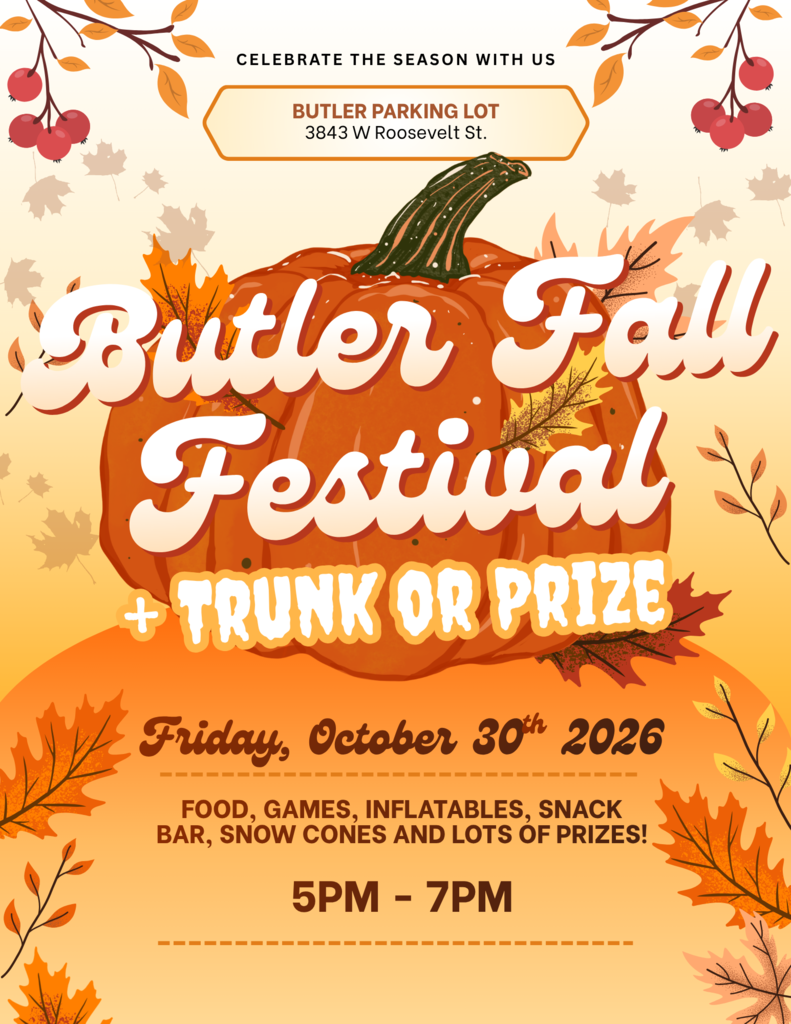 Join us for the Butler Fall Festival on Friday, October 30th from 5:00 pm - 7:00 pm! Please click the link: httanva.link/ty83ek37p6iorpvps://c ¡Únase con nosotros para el Festival de Otoño de Butler el viernes 30 de octubre de 5:00 pm - 7:00 pm! Por favor haga clic en el enlace: https://canva.link/ty83ek37p6iorpv