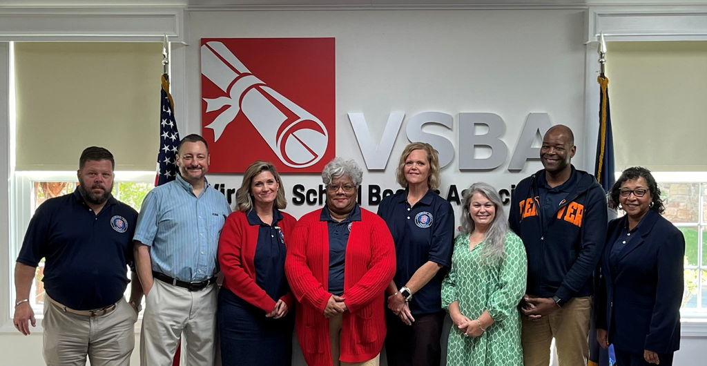 School Board Members and Dr. Stanislas at Governance Training