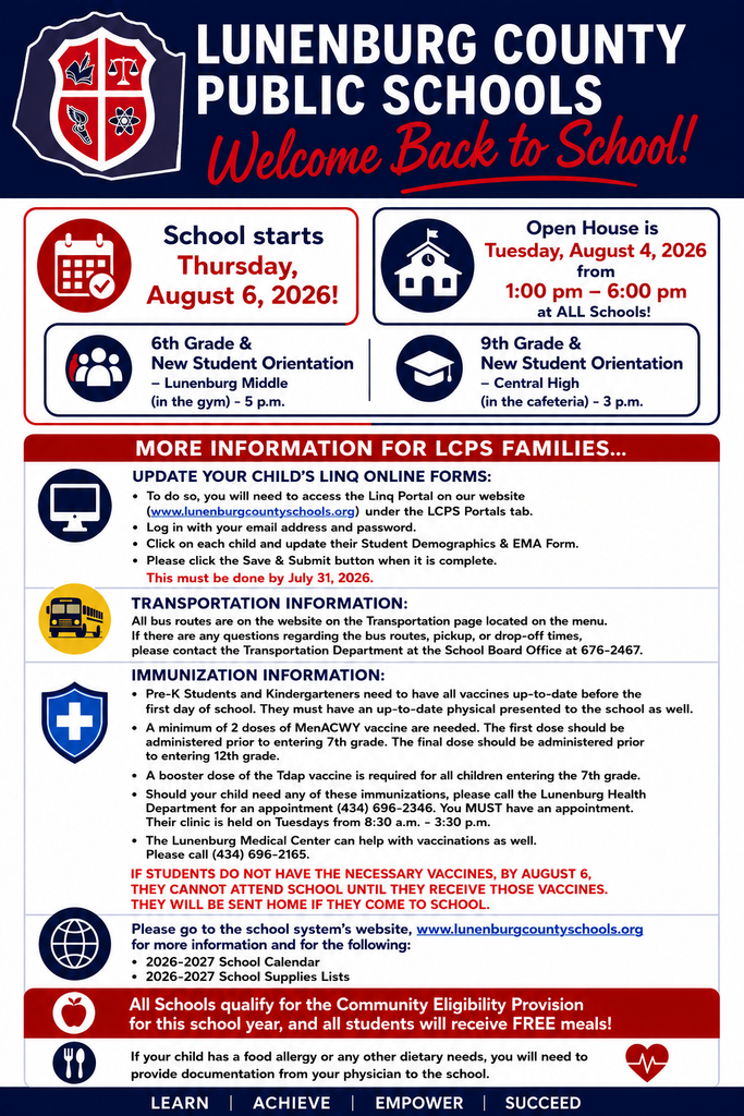 Welcome Back to School Flyer