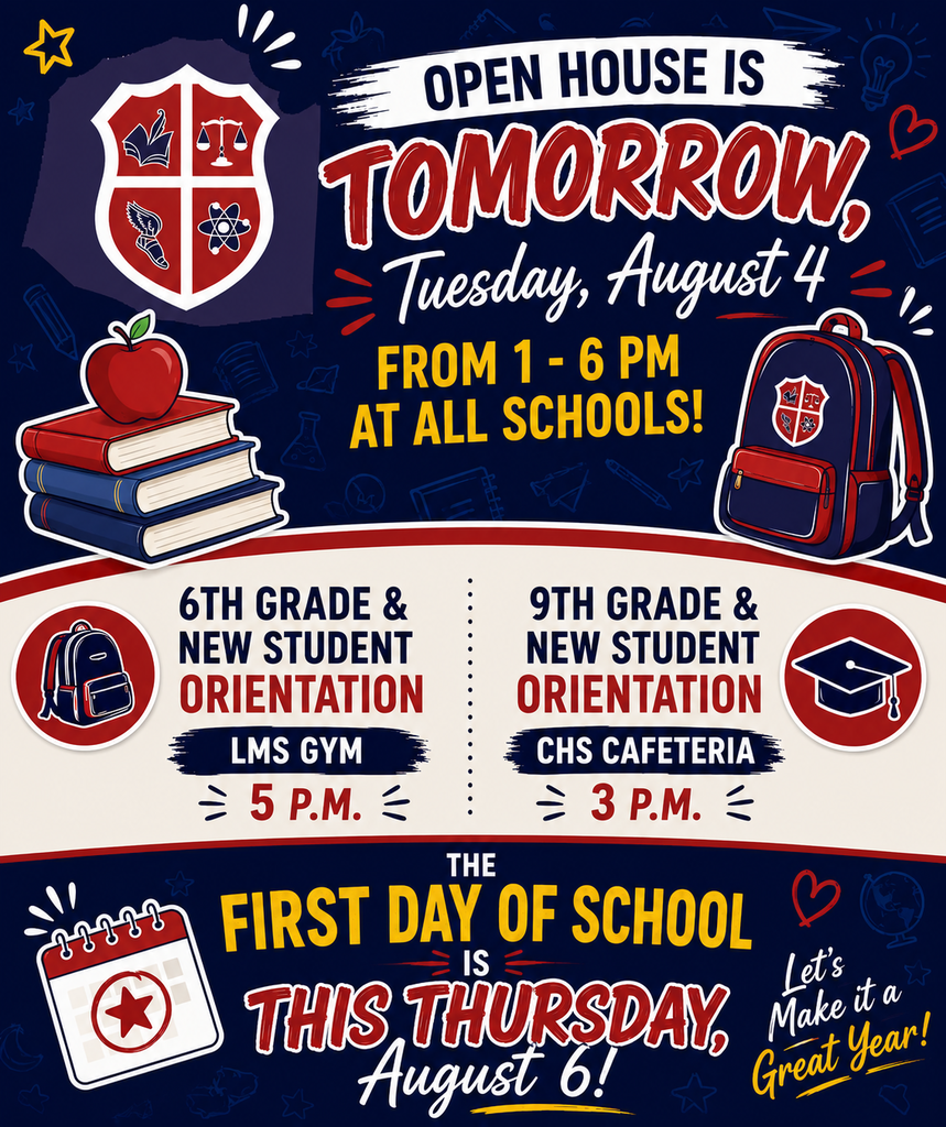 Open House and First Day of School