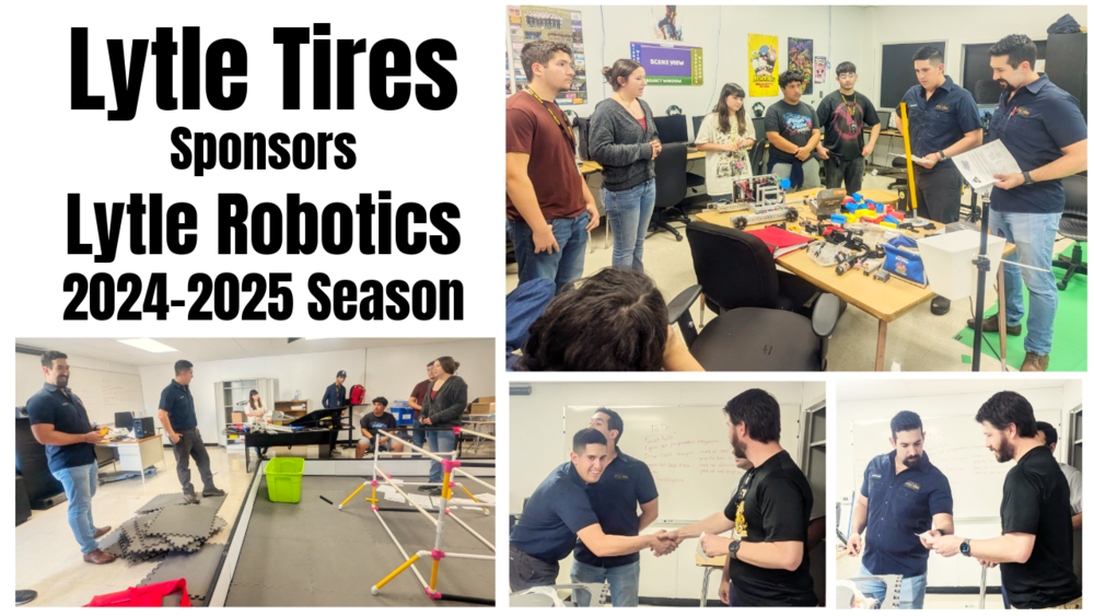 Lytle Tires Sponsors Lytle Robotics 2024-2025 Season