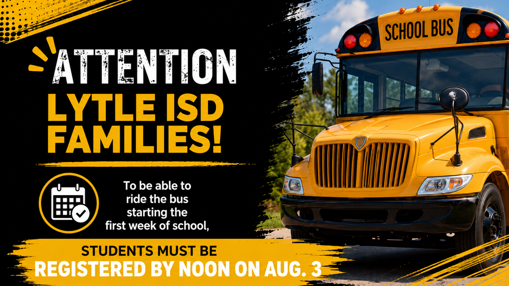 Back to School bus flyer