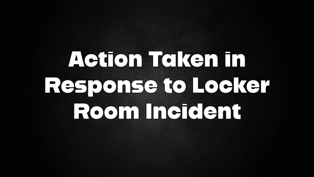 10-9-2025 Message About Locker Room Incident
