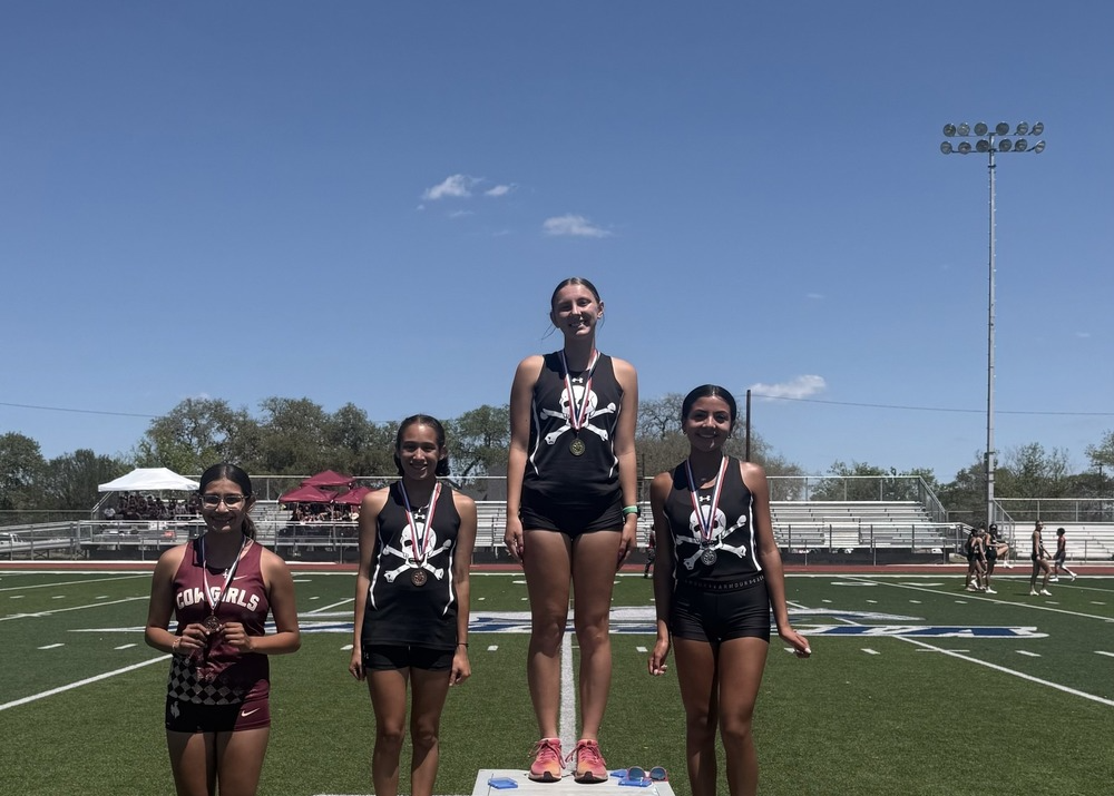 Girls Track Team at District Meet