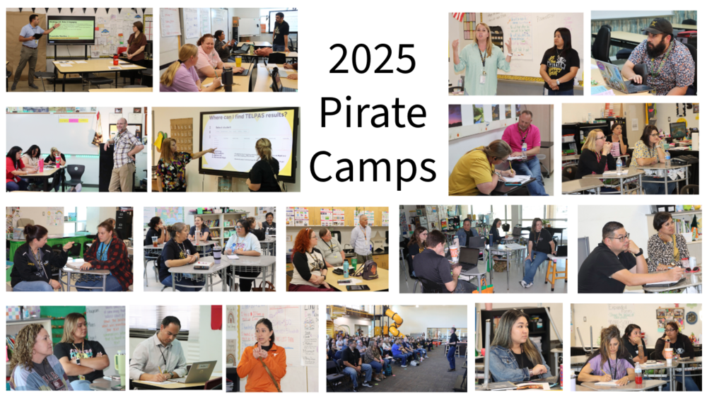 Pirate Camps 2025: Teachers Teaching Teachers = Powerful Professional Development