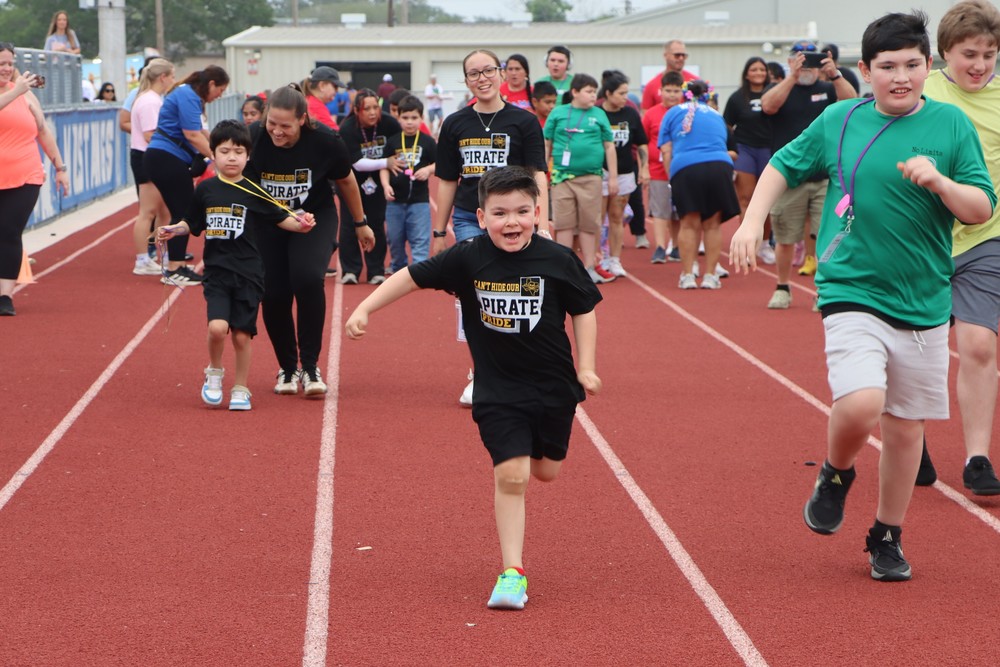 Students at Natalia Relays
