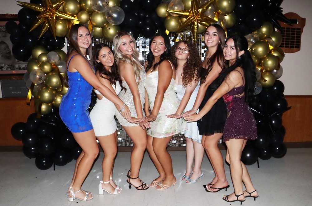 Lytle High School students at the Homecoming dance