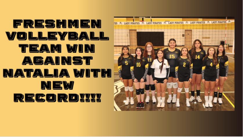 Freshmen Volleyball team Win Against Natalia With New Record!!!!