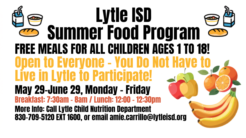 Summer Food Program Flyer