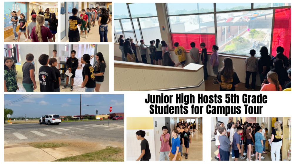 Junior High Hosts 5th Grade Students for Campus Tour