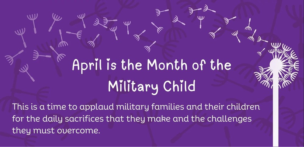 Month of the Military Child flyer