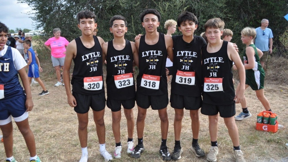JH Boys Cross Country team