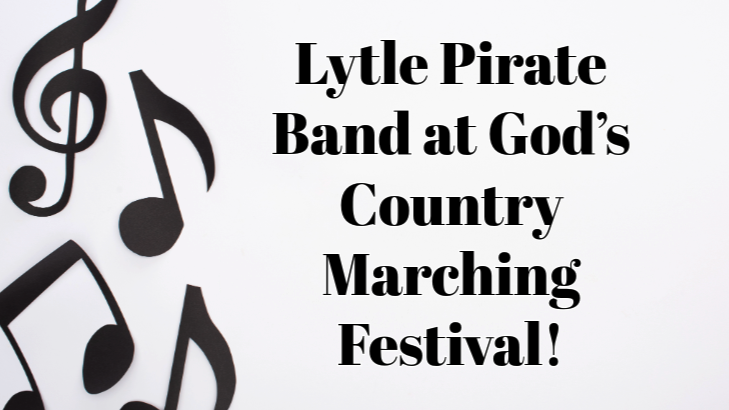 Lytle Pirate Band at God's Country Marching Festival