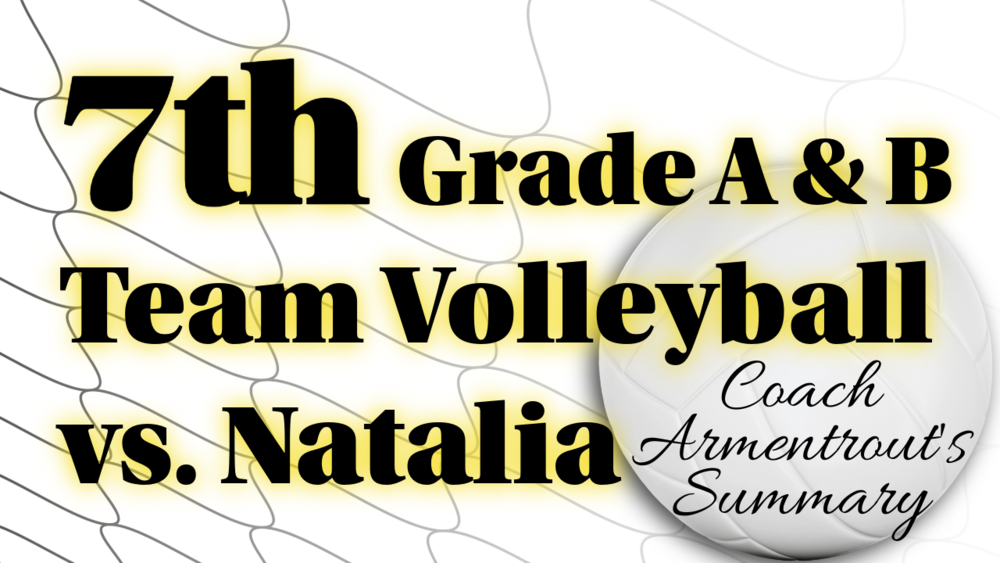 Lytle Junior High 7th Grade Volleyball vs. Natalia 