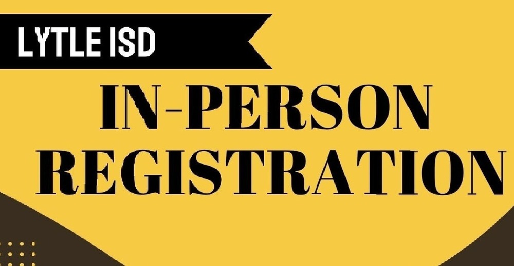 In-Person Registration flyer