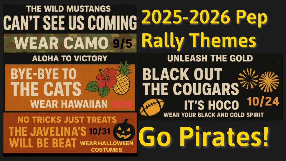 2025-2026 Pep Rally Themes