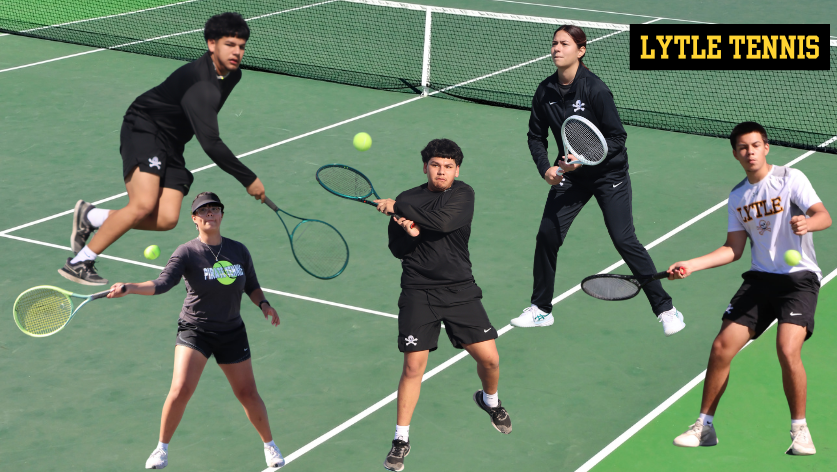 Members of the Lytle Tennis Team
