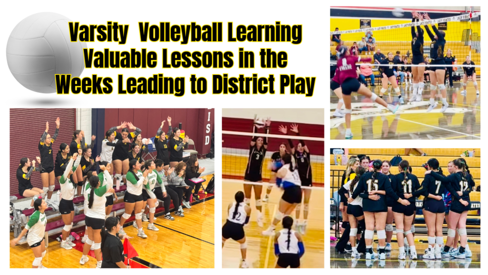 Varsity  Volleyball Learns Valuable Lessons in the Weeks Leading to District Play