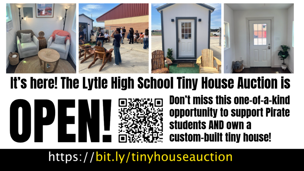 The Lytle High School Tiny House Auction is Open!