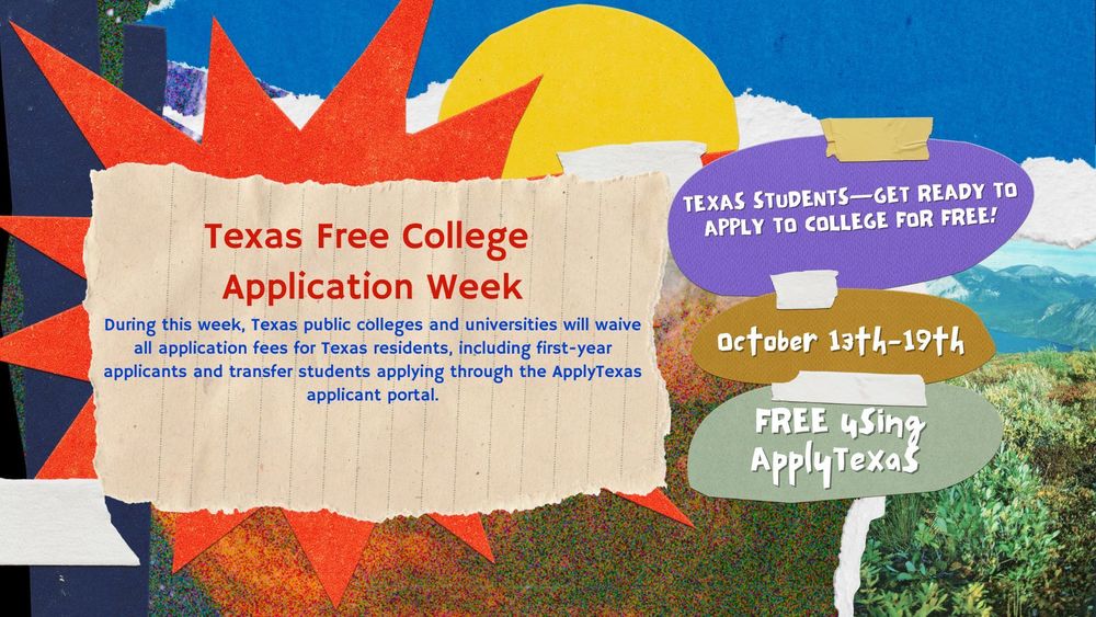 Texas Free College Application Week