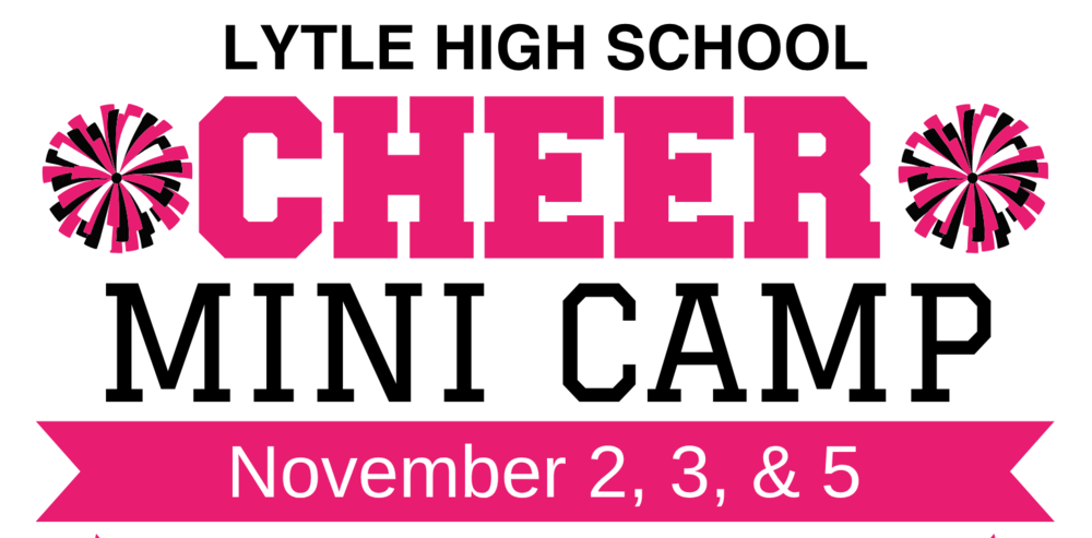 Mini Cheer Camp Nov, 2, 3 & 5