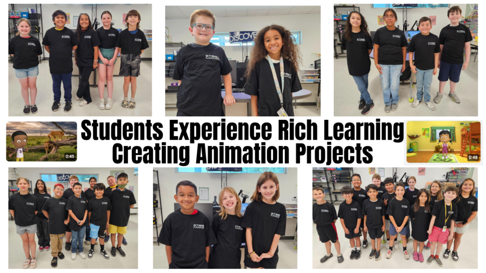Students Experience Rich Learning Creating Animation Projects