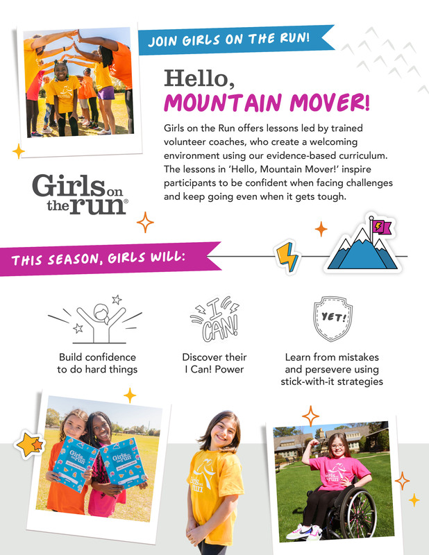 Girls on the Run flyer