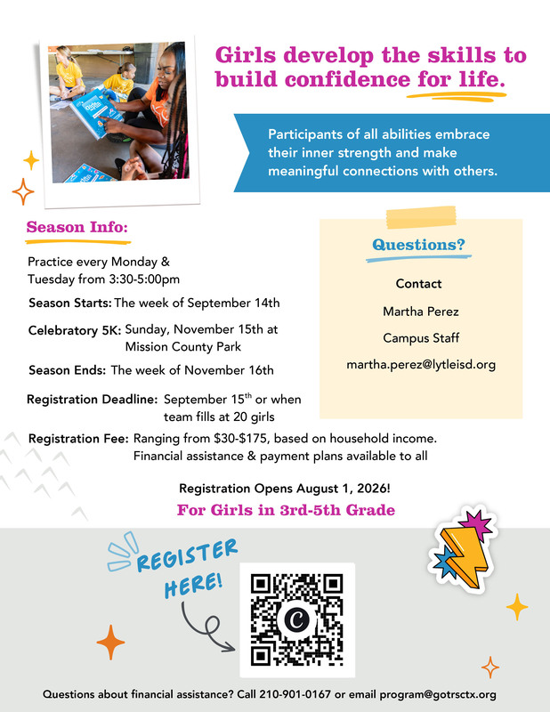 Girls on the Run flyer