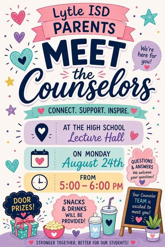 Meet the Counselors flyer