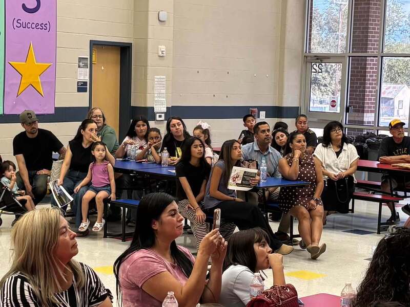 Visitors at the Primary Open House