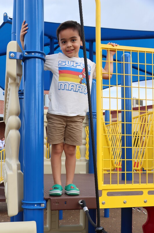 Child on playground