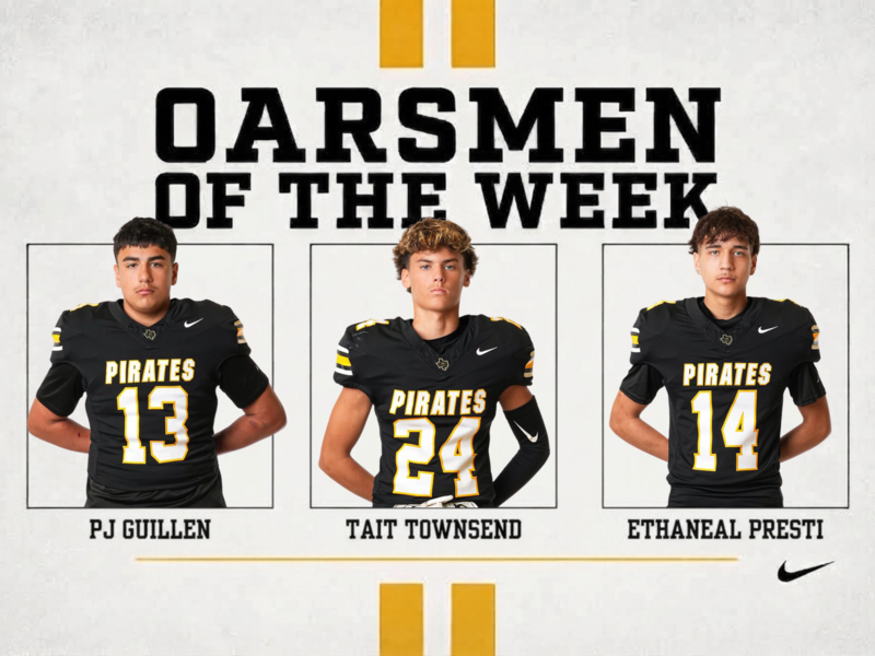 Oarsmen of the Week PJ Guillen, Tait Townsend, and Ethaneal Presti