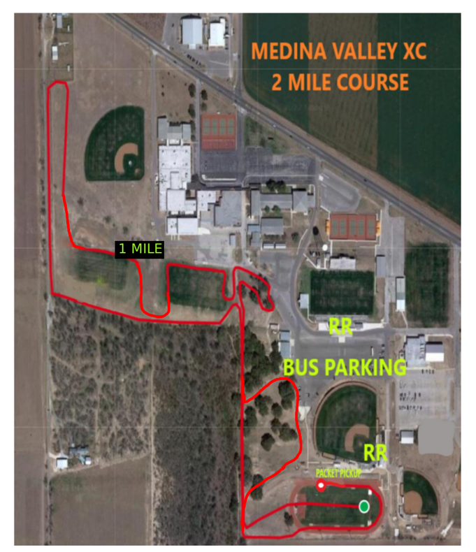 2-mile Course Map