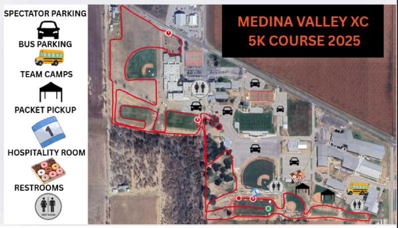 5K Course and Facility Map
