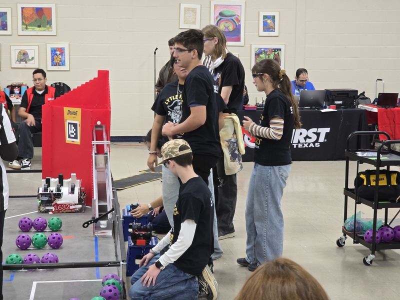 HS Robotics Team at meet