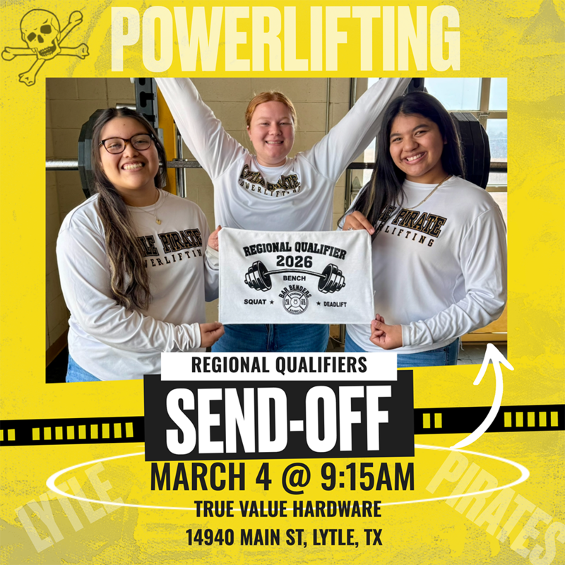 Powerlifting Send-Off Flier