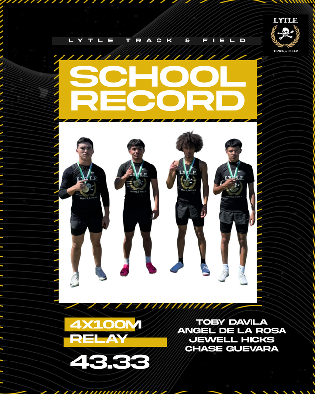 4x100M Relay Record Team