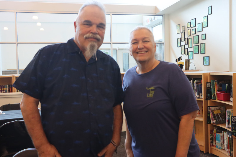 Substitute teachers at recognition dinner