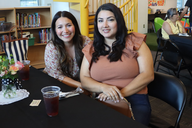 Substitute teachers at recognition dinner