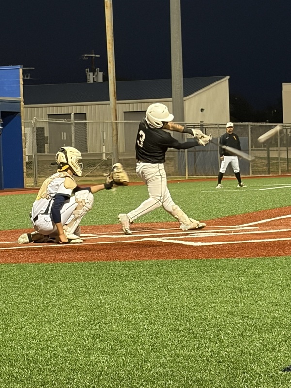Damien Barco at bat