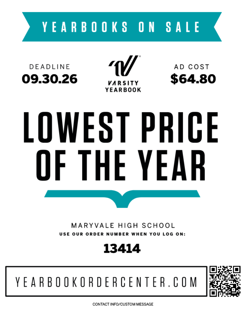 YEARBOOK SALE 